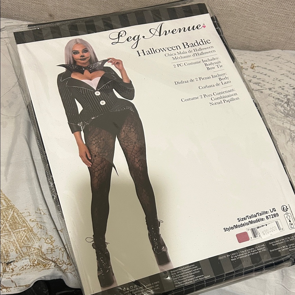 Leg Avenue Black and White Baddie Costume